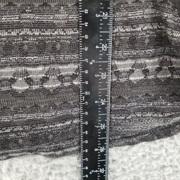 Woolrich Top Womens Small Gray 1/4 Zip Striped Long Sleeve Base Layer Shirt - Picture 5 of 9